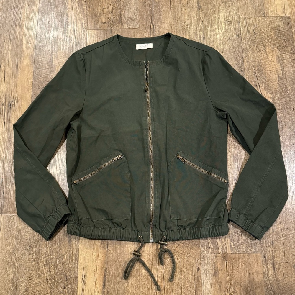 Freebird Army Green Cargo Jacket